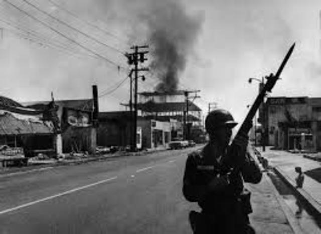 Watts race riots