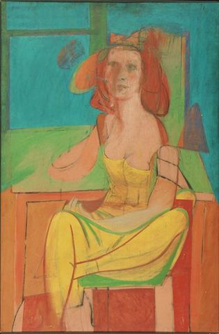 Seated Woman- Willem de Kooning