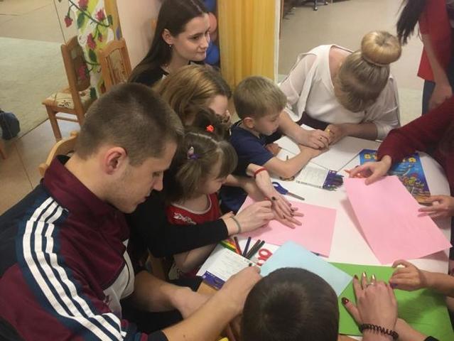 Посещение детского дома "Надежда"