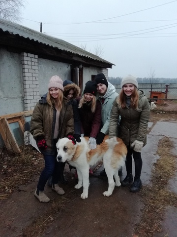 Посещение питомника студентами ВятГУ