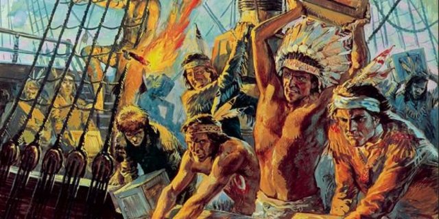 Boston Tea Party - Drunk "Indians"