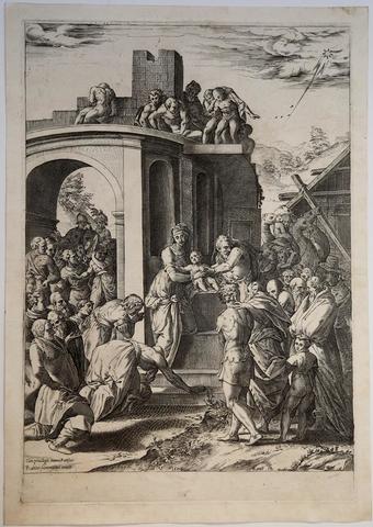 Cherubino Alberti da Rosso Fiorentino, Adorazione dei Magi