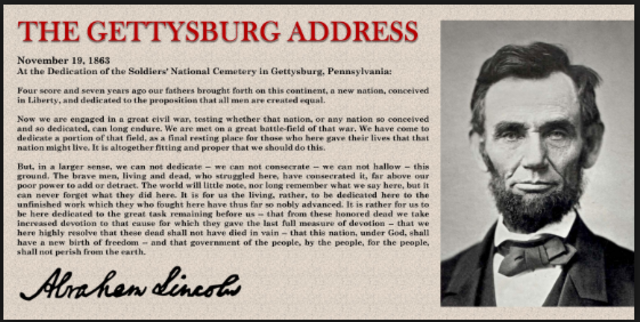 Gettysburg Address