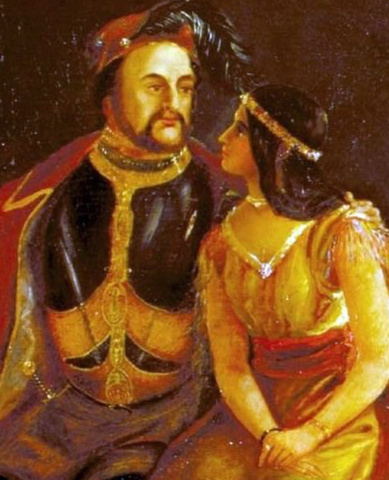 Pocahontas and John Rolfe marry