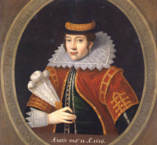 Pocahontas and John Rolfe