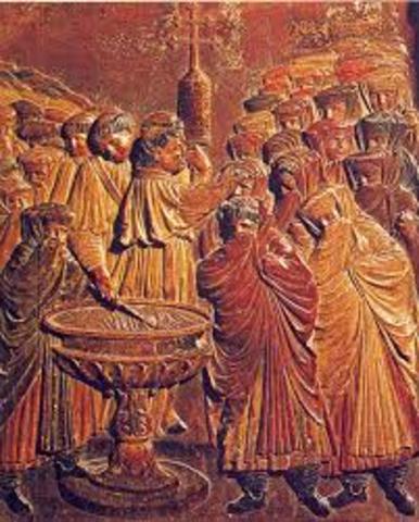 Se  obliga a todos los mudéjares de Castilla a elegir entre bautizarse o exiliarse.