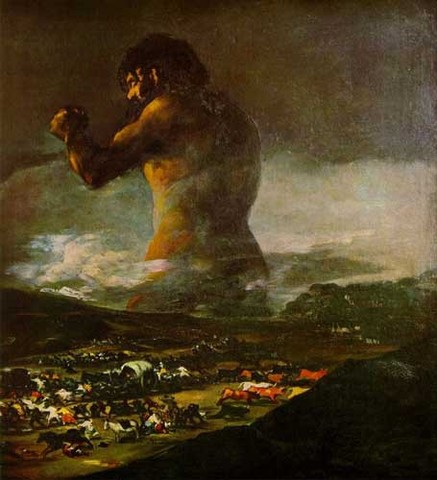 Goya, The Colossus