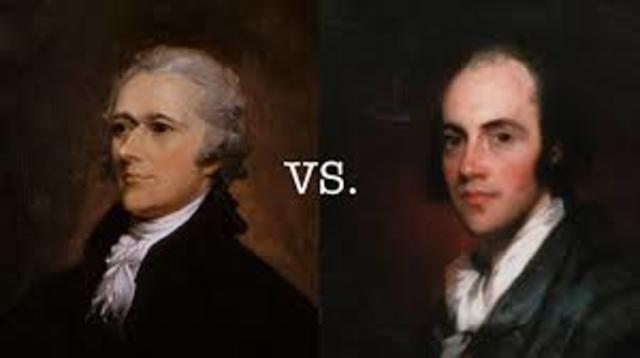 Hamilton vs Burr
