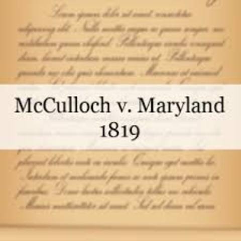 McCulloch vs Maryland