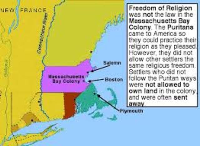 Massachusetts bay colonies