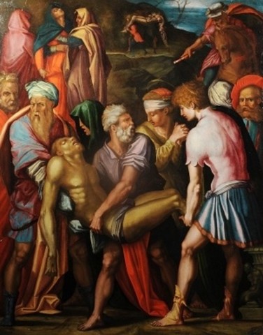 Vasari, Deposizione nel sepolcro,1532, olio su tavolaArezzo, Casa Vasari