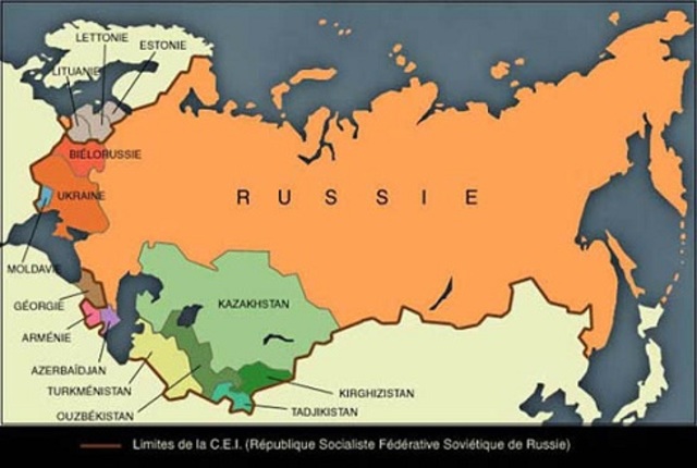 Implosion de l'URSS