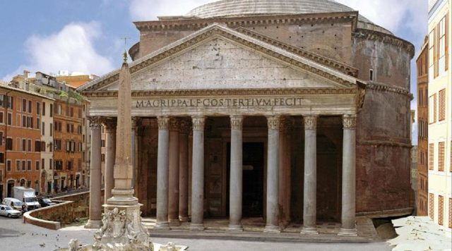 124 - 128 d.C.     Pantheon a Roma