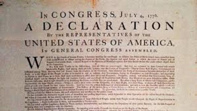 The Declaration of Independence