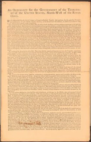 Northwest Ordinance (Political Issue) ~Red~