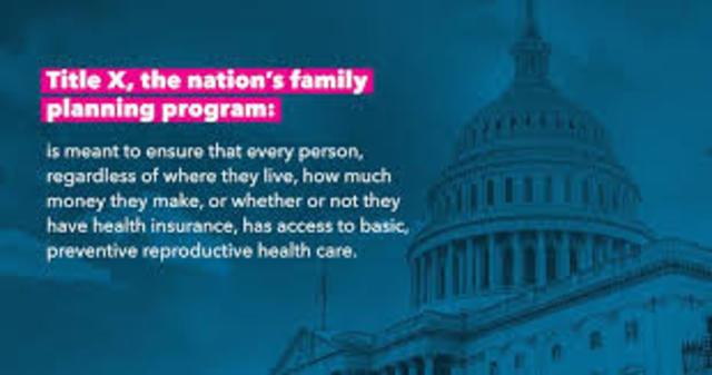 Title X Family Planning Program