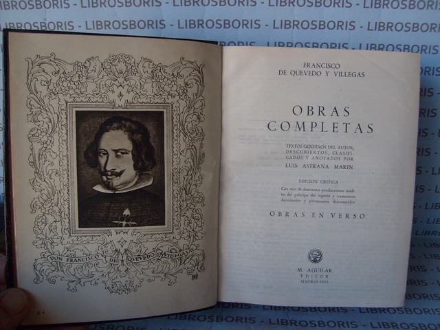 Poesía y prosa,  (Quevedo)