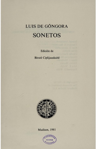 SONETOS (Góngora)