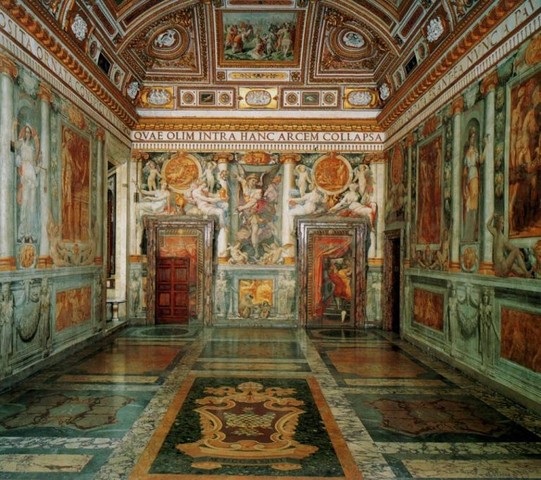 Perin del VAGA, Livio Agresti et al, Sala Paolina in castel sant'angelo