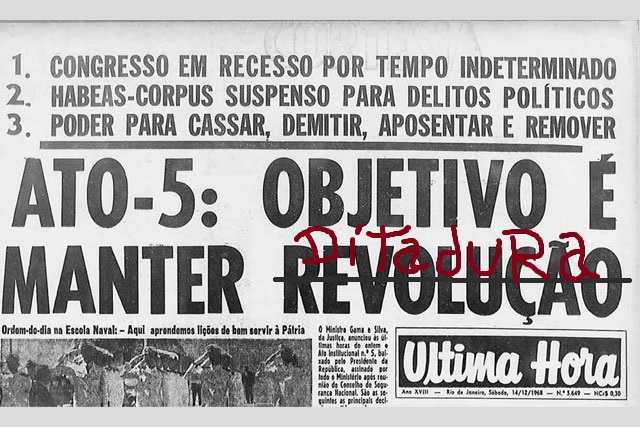 Ato Institucional n° 5, por Costa e SIlva