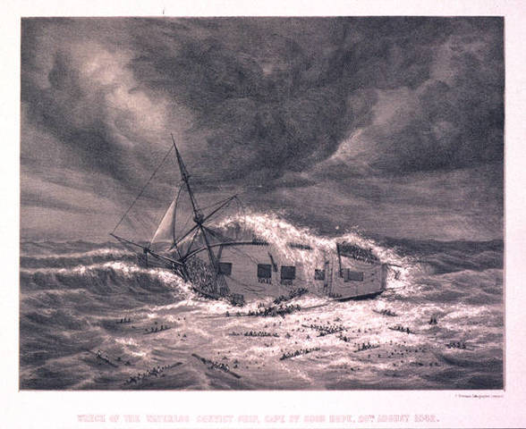 The ship Cataraqui was wrecked off King Island