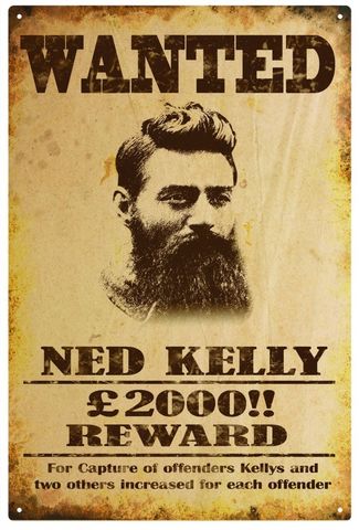 The bushranger Ned Kelly was hanged.