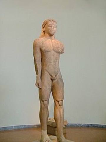 Kouros de Cabo Sunión (615-590 a.C.)