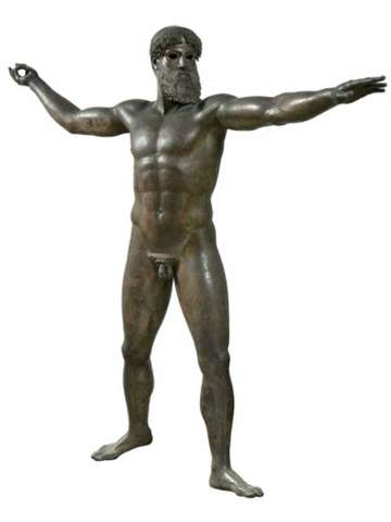 Dios del Cabo de Artemisio (fecha paroximada entre 470 a.C. y 450 a.C.)