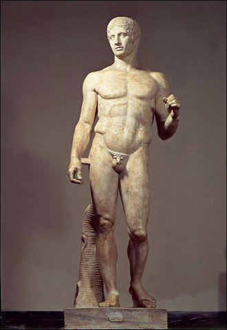 El Doríforo de Policleto (fecha aproximada 450-440 a.C.)