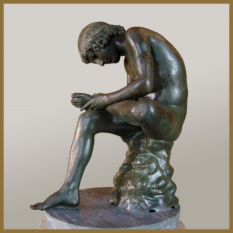 El Niño de la espina, Spinario o Fedele (fecha aproximada 200 a.C.)