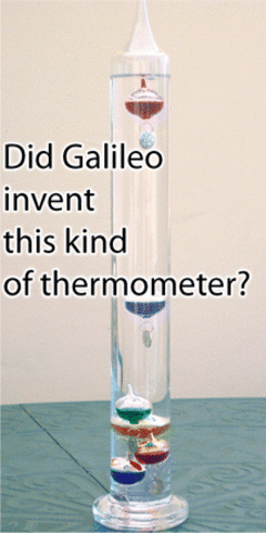 galileo invented thermometer