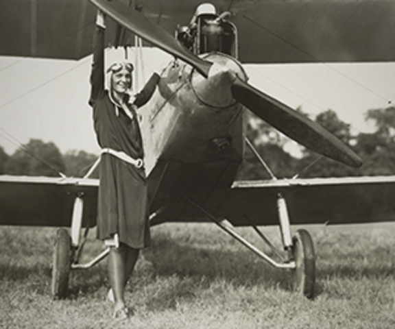 Amelia Earhart Attempts to Fly Around the World