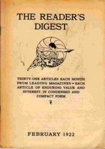 Readers  Digest is Founded