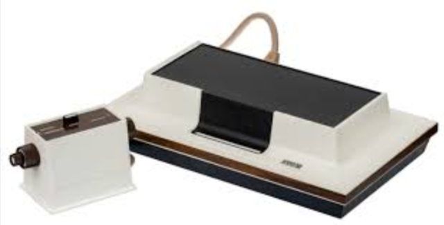 The first Vidio game unit (Magnavox Odyssey)
