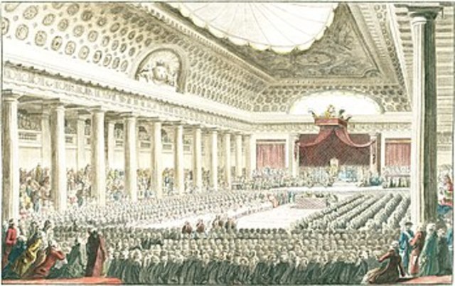 King Louis XVI calls the Estates General