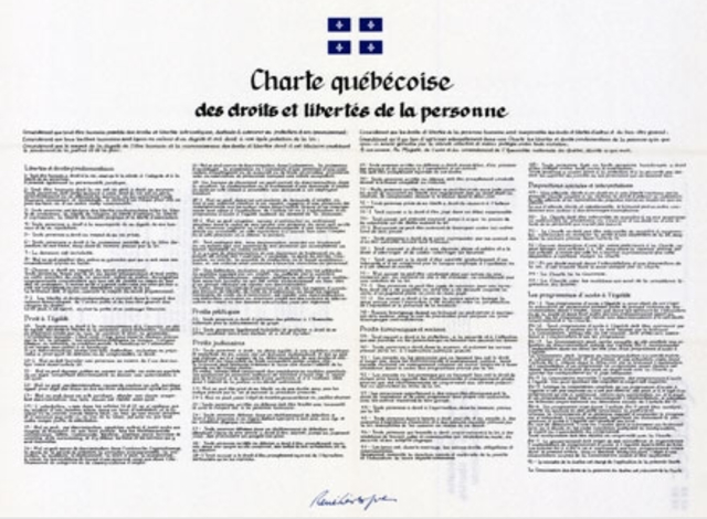 Charte québécoise des droits et libertés