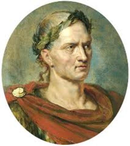 Roman general Julius Caesar raids south east England