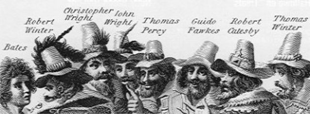 5 November - Gunpowder Plot to assassinate James I is discovered Guy Fawkes is thwarted when he tried to blow up Parliament.