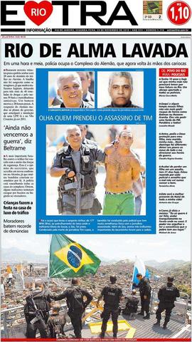 Extra: "Rio de alma lavada"