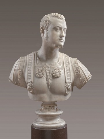 Bandinelli,Busto di Cosimo I,1544 circa, marmo.Bargello