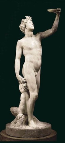 Jacopo Sansovino,Bacco,1515 circa, marmo,Bargello
