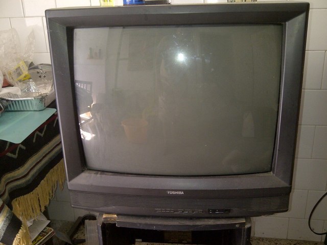 El primer televisor antiguo