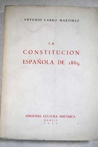 La Constitución de 1869