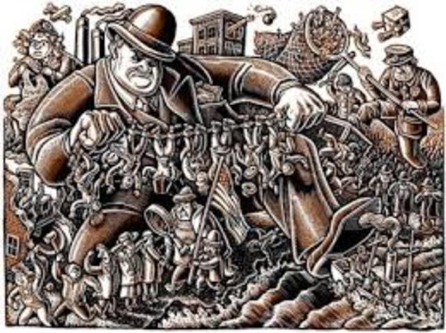 The Palmer Raids arrest and deport over 6,000 suspected radicals