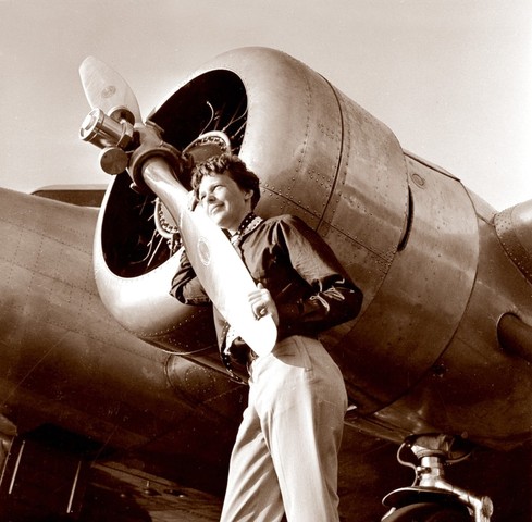 Amelia Earhart attempts to fly around the world