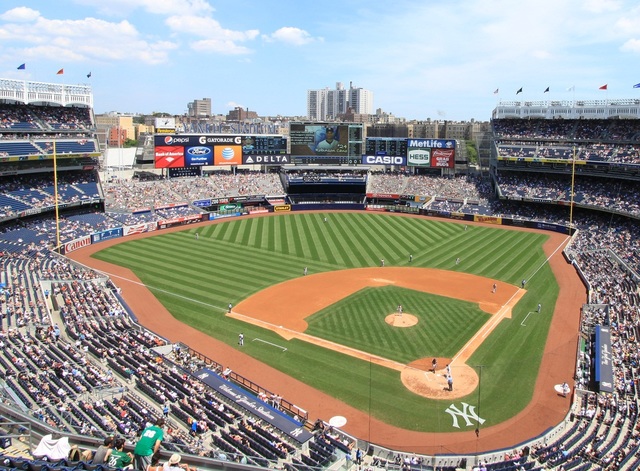 First Game in the Newly Built Yankee Stadium is Played