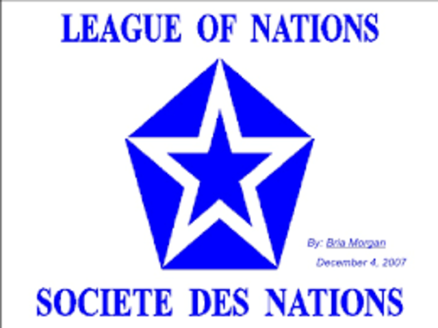 The league of nation is founded