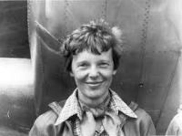 Amelia Earhart attempts to fly around the world