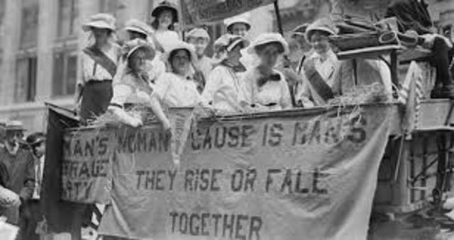 19th Amendment is ratified by Congress