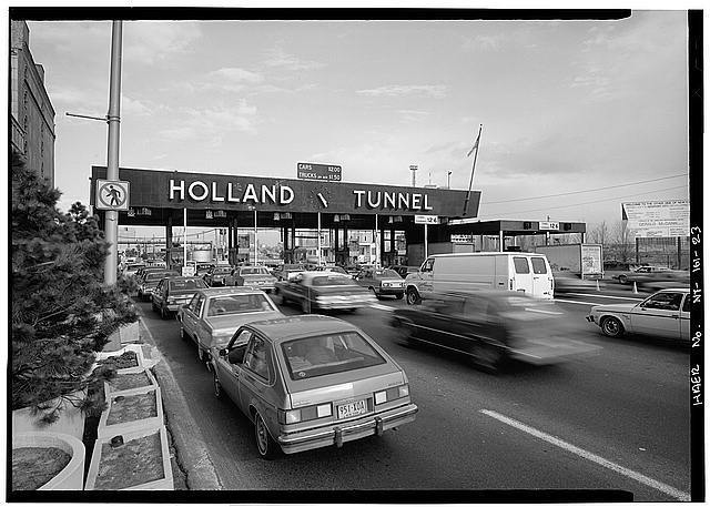 The Holland Tunnel connecting NYC and NJ opens